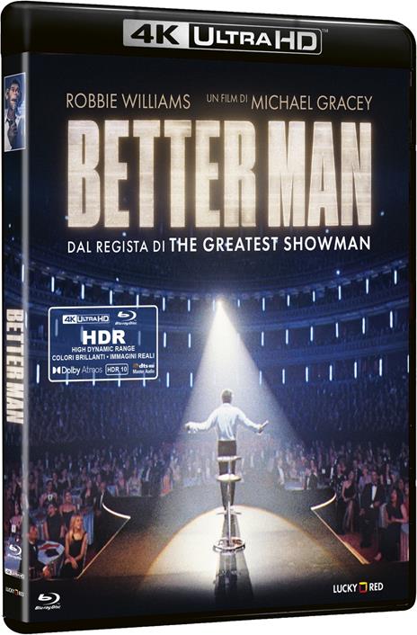 Better Man (Blu-ray + Blu-ray Ultra HD 4K) di Michael Gracey - Blu-ray + Blu-ray Ultra HD 4K