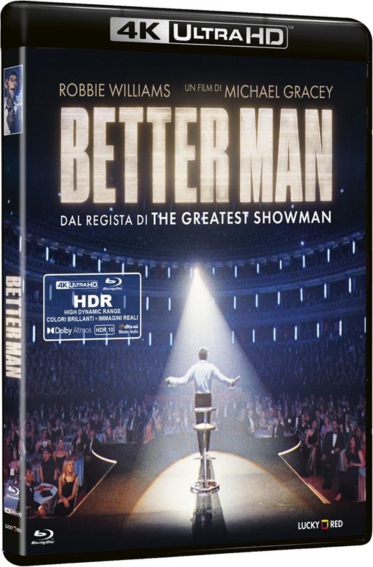 Better Man (Blu-ray + Blu-ray Ultra HD 4K) di Michael Gracey - Blu-ray + Blu-ray Ultra HD 4K