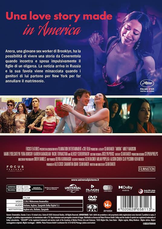 Anora (DVD) di Sean Baker - DVD - 3