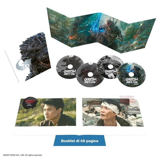 Godzilla Minus One. Steelbook (Blu-ray + Blu-ray Ultra HD 4K) di Takashi Yamazaki - Blu-ray + Blu-ray Ultra HD 4K