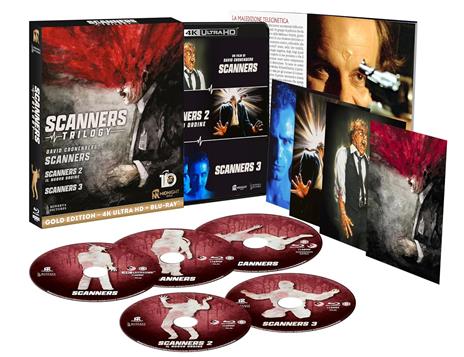 Scanners Trilogy (2 4K Ultra Hd+3 Blu-Ray) di David Cronenberg,Christian Duguay