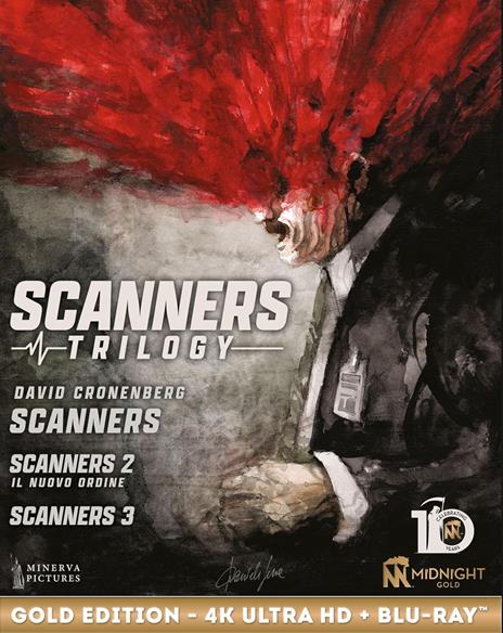 Scanners Trilogy (2 4K Ultra Hd+3 Blu-Ray) di David Cronenberg,Christian Duguay - 2