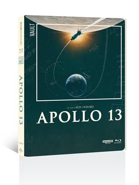Apollo 13. Vault Edition. Steelbook (Blu-ray + Blu-ray Ultra HD 4K) di Ron Howard - Blu-ray + Blu-ray Ultra HD 4K