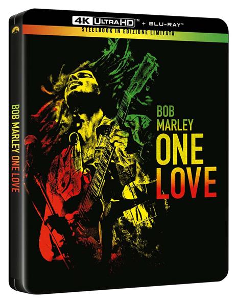Bob Marley: One Love. Steelbook (Blu-ray + Blu-ray Ultra HD 4K) di Reinaldo Marcus Green - Blu-ray + Blu-ray Ultra HD 4K