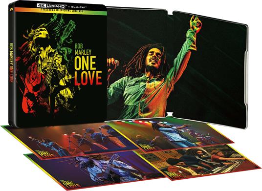 Bob Marley: One Love. Steelbook (Blu-ray + Blu-ray Ultra HD 4K) di Reinaldo Marcus Green - Blu-ray + Blu-ray Ultra HD 4K - 2