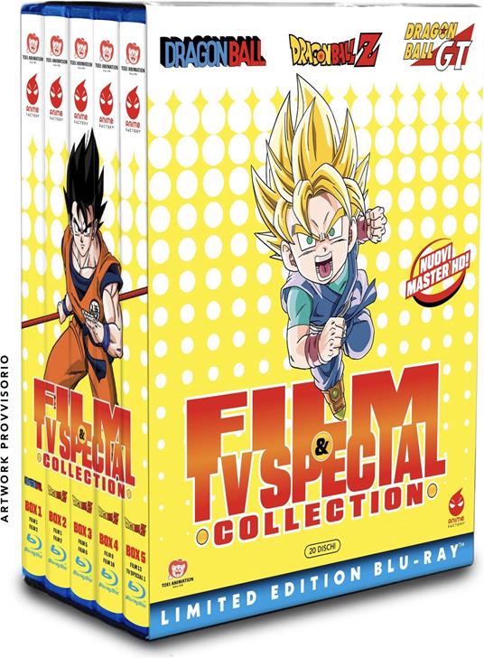 Dragon Ball Film Collection (20 Blu-Ray) di Kazuhito Kikuchi,Osamu Kasai,Daisuke Nishio,Shigeyasu Yamauchi,Ueda,Yoshihiro Ueda,Kazuhisa Takenouchi,Mitsuo Hashimoto
