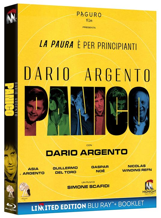 Dario Argento Panico (Blu-ray + CD) di Simone Scafidi - Blu-ray