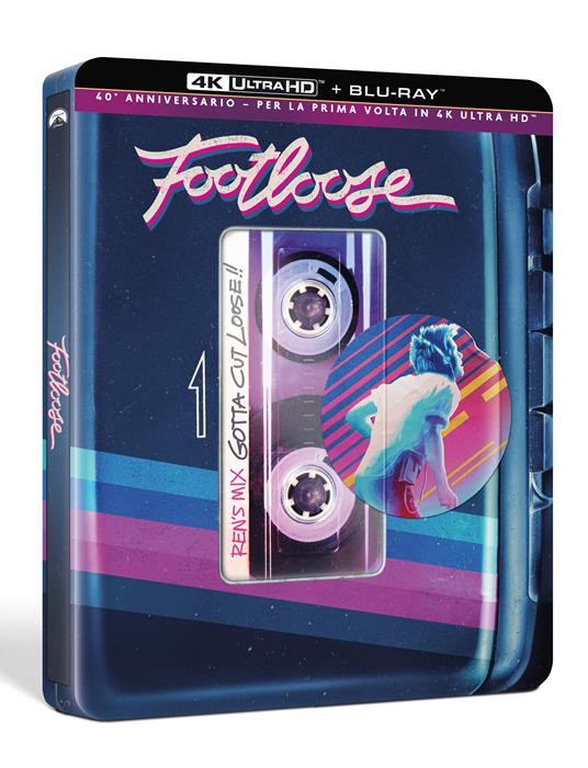 Footloose. Steelbook (Blu-ray + Blu-ray Ultra HD 4K) di Herbert Ross - Blu-ray + Blu-ray Ultra HD 4K