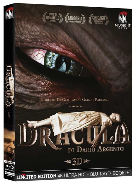 Dracula 3D (Blu-ray + Blu-ray Ultra HD 4K) di Dario Argento - Blu-ray + Blu-ray Ultra HD 4K