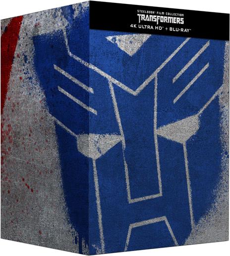 Transformers. Steelbook Film Collection (6 Blu-ray + 6 Blu-ray Ultra HD 4K) di Michael Bay,Travis Knight
