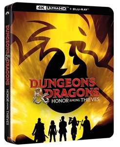 Film Dungeons & Dragons. L'onore dei ladri. Steelbook (Blu-ray + Blu-ray Ultra HD 4K) Jonathan Goldstein John Francis Daley