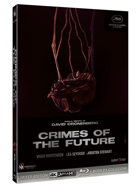 Crimes of the Future (Blu-ray + Blu-ray Ultra HD 4K) - Blu-ray + Blu-ray  Ultra HD 4K - Film di David Cronenberg Fantastico