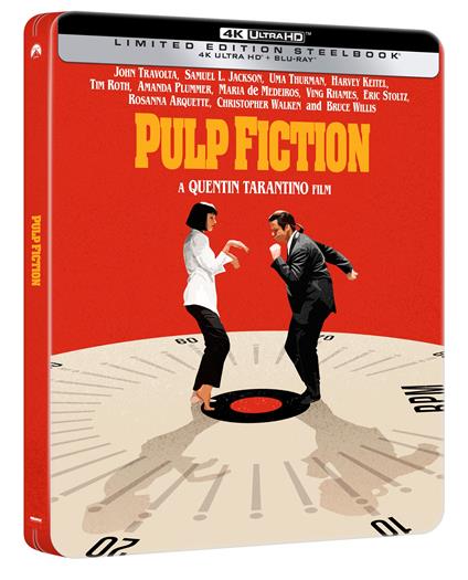Pulp Fiction. Steelbook (Blu-ray + Blu-ray Ultra HD 4K) di Quentin Tarantino - Blu-ray + Blu-ray Ultra HD 4K