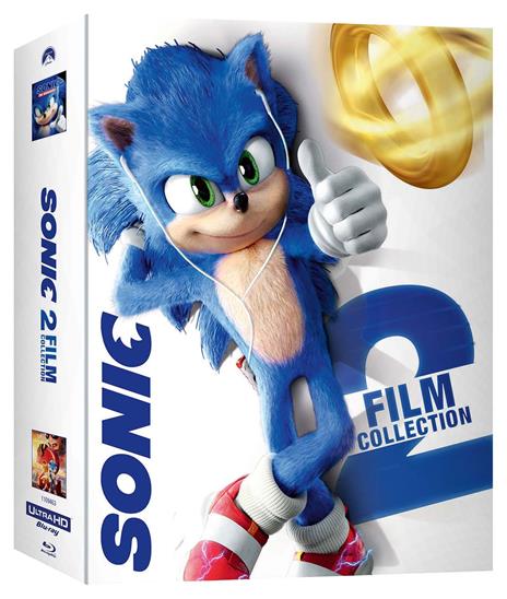 Sonic. 2 Film Collection. Steelbook (Blu-ray + Blu-ray Ultra HD 4K) di Jeff Fowler