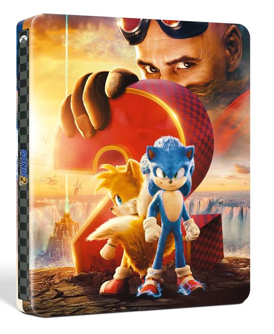 Sonic 2. Il film. Steelbook (Blu-ray + Blu-ray Ultra HD 4K) - Blu-ray + Blu-ray Ultra HD 4K - Film di Jeff Fowler Avventura | IBS