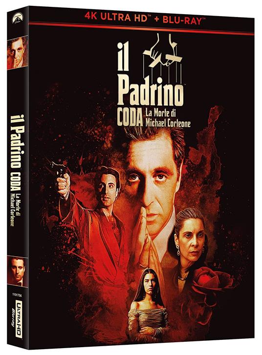 Il padrino coda: La morte di Michael Corleone (Blu-ray + Blu-ray Ultra HD 4K) di Francis Ford Coppola - Blu-ray + Blu-ray Ultra HD 4K