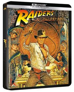 Film Indiana Jones e i predatori dell'arca perduta. Steelbook (Blu-ray + Blu-ray Ultra HD 4K) Steven Spielberg