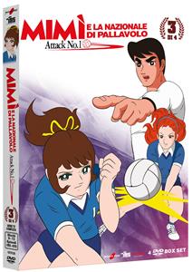 Film Mimì e la nazionale di pallavolo vol.3 (4 DVD) Eiji Okabe Fumio Kurokawa Yoshio Takeuchi
