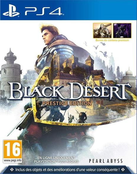 Pearl Abyss Black Desert - Prestige Edition Speciale Tedesca, Inglese, ESP, Francese PlayStation 4