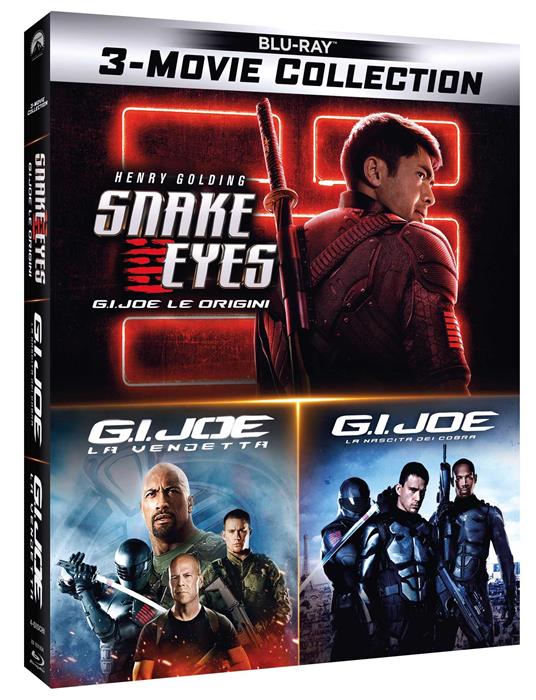 G.I. Joe. 3 Movie Collection (Blu-ray) di Stephen Sommers,Jon Chu,Robert Schwentke