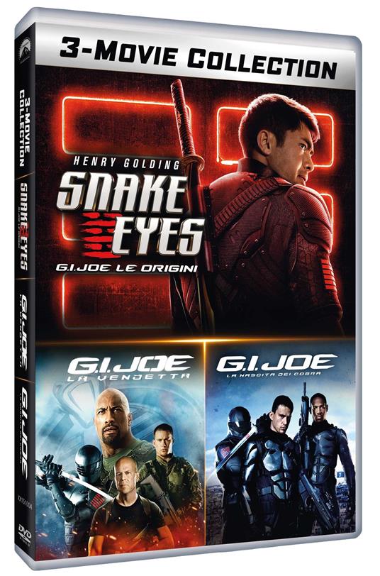 G.I. Joe. 3 Movie Collection (DVD) di Stephen Sommers,Jon Chu,Robert Schwentke