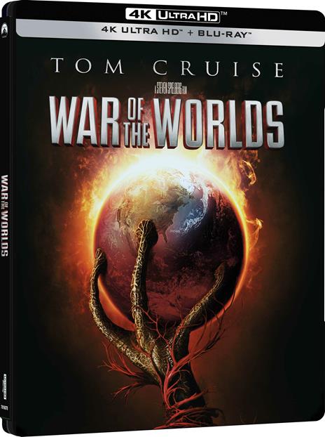 La guerra dei mondi. Steelbook (Blu-ray + Blu-ray Ultra HD 4K) di Steven Spielberg - Blu-ray + Blu-ray Ultra HD 4K