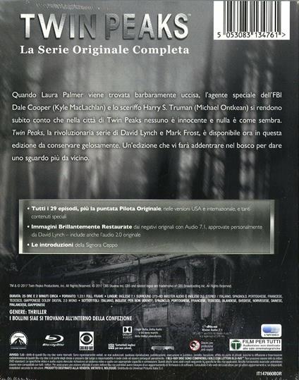 Twin Peaks. I segreti di Twin Peaks. Stagioni 1 - 2. Serie TV ita (8 Blu-ray) di David Lynch - Blu-ray