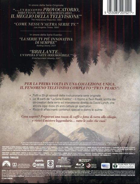 Twin Peaks. Collezione completa. Stagioni 1-2-3. Serie TV ita (16 Blu-ray) di David Lynch - Blu-ray - 2