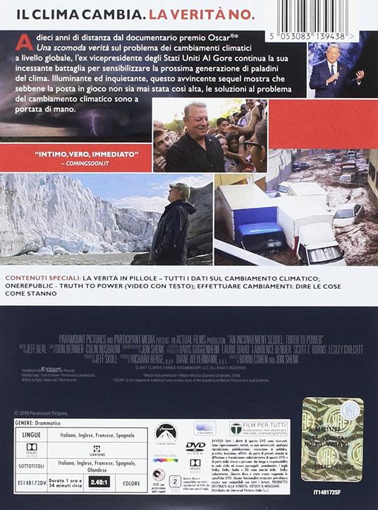Una scomoda verità 2 (DVD) di Bonni Cohen,Jon Shenk - DVD - 2