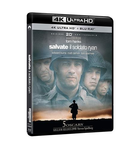 Salvate il soldato Ryan (Blu-ray + Blu-ray 4K Ultra HD) di Steven Spielberg - Blu-ray + Blu-ray Ultra HD 4K