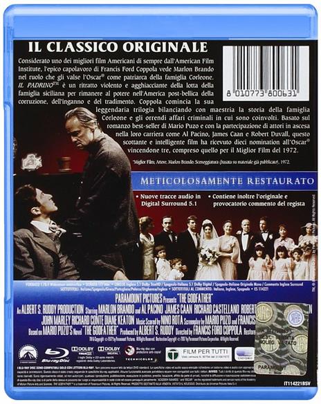 Il padrino (Blu-ray) di Francis Ford Coppola - Blu-ray - 2