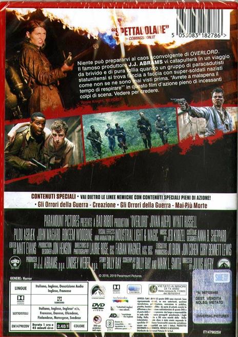 Overlord (DVD) di Julius Avery - DVD - 2