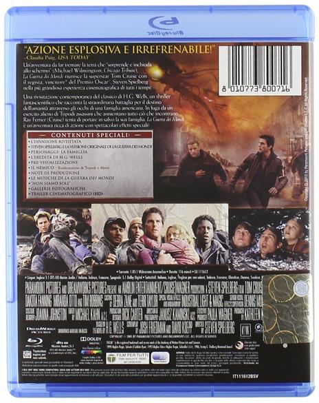 La guerra dei mondi (Blu-ray) di Steven Spielberg - Blu-ray - 2