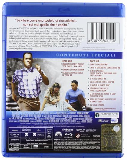 Forrest Gump (2 Blu-ray) di Robert Zemeckis - Blu-ray