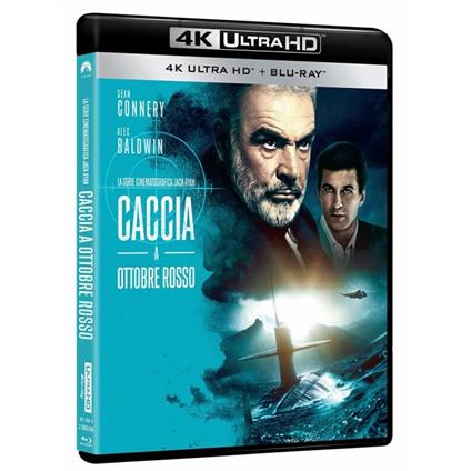 Caccia a ottobre rosso (Blu-ray + Blu-ray 4K Ultra HD) di John McTiernan - Blu-ray + Blu-ray Ultra HD 4K