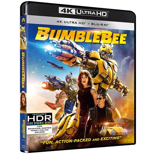BumbleBee (Blu-ray + Blu-ray Ultra HD 4K) di Travis Knight - Blu-ray + Blu-ray Ultra HD 4K