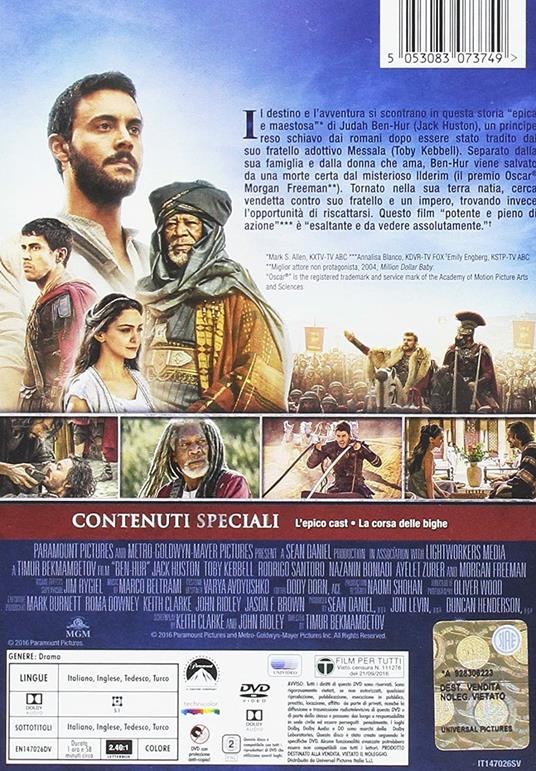 Ben-Hur (DVD) di Timur Bekmambetov - DVD - 2