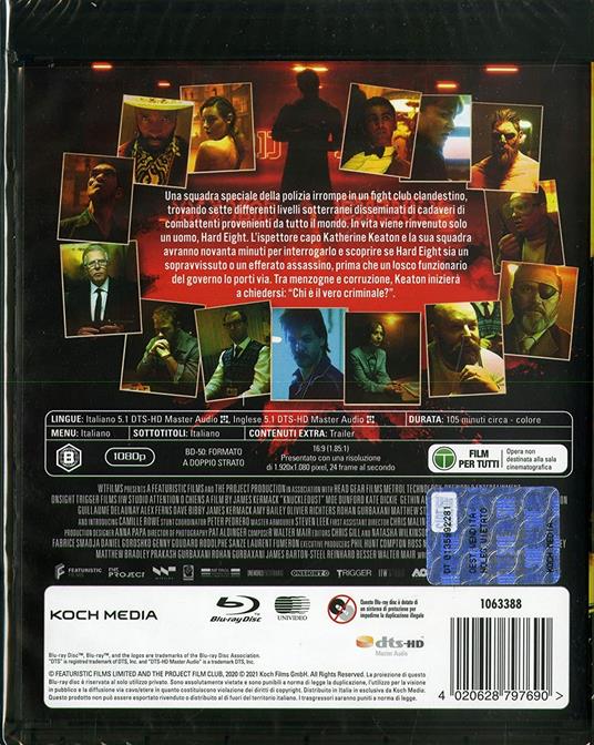 Knuckledust - Fight Club (Blu-ray) di James Kermack - Blu-ray - 2