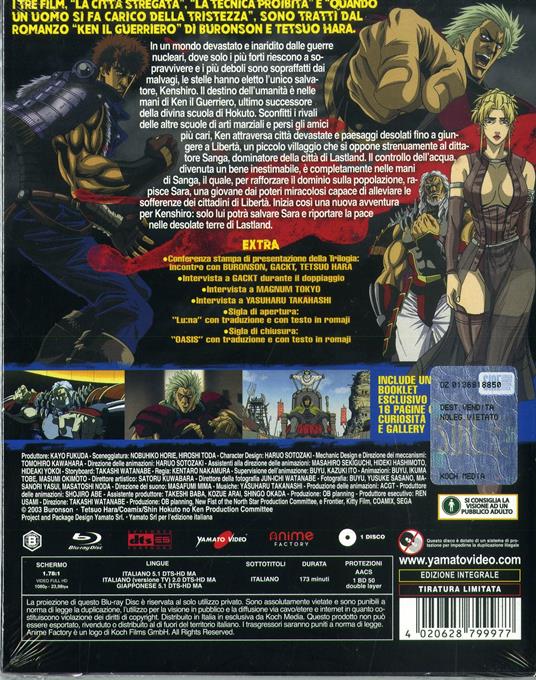 Ken il guerriero. La trilogia (Blu-ray) di Takashi Watanabe - Blu-ray - 3