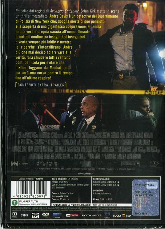 City of Crime (DVD) di Brian Kirk - DVD - 2