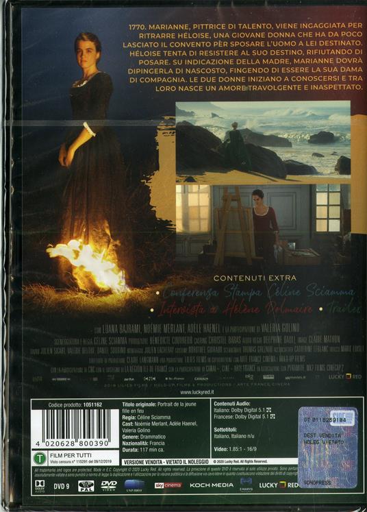 Ritratto della giovane in fiamme (DVD) di Céline Sciamma - DVD - 2