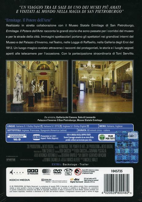 Ermitage. Il potere dell'arte (DVD) di Toni Servillo - DVD - 2