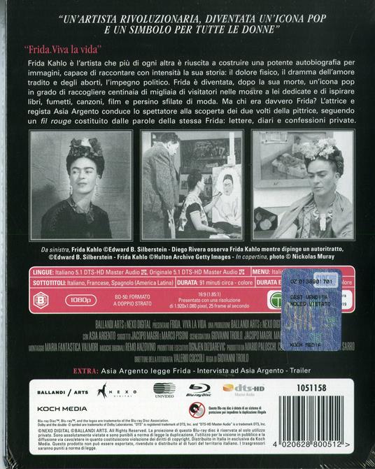 Frida. Viva la vida (Blu-ray) di Giovanni Troilo - Blu-ray - 2
