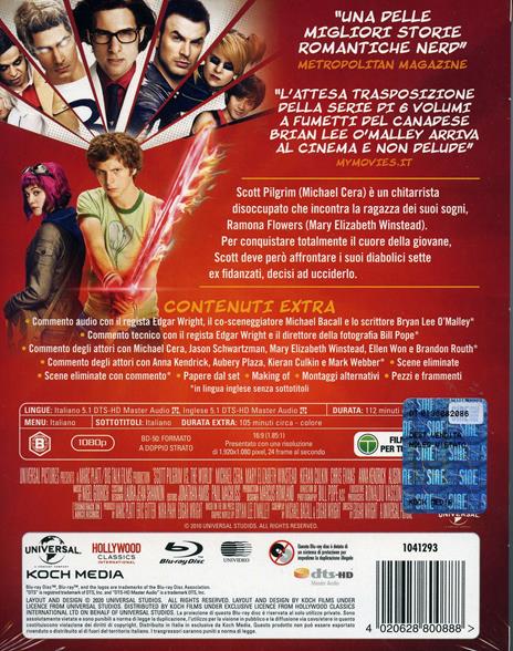 Scott Pilgrim vs the World. 10th Anniversary Edition (Blu-ray) di Edgar Wright - Blu-ray - 3