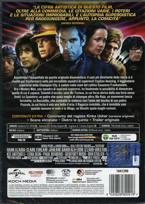 Mystery Men (DVD) di Kinka Usher - DVD - 2