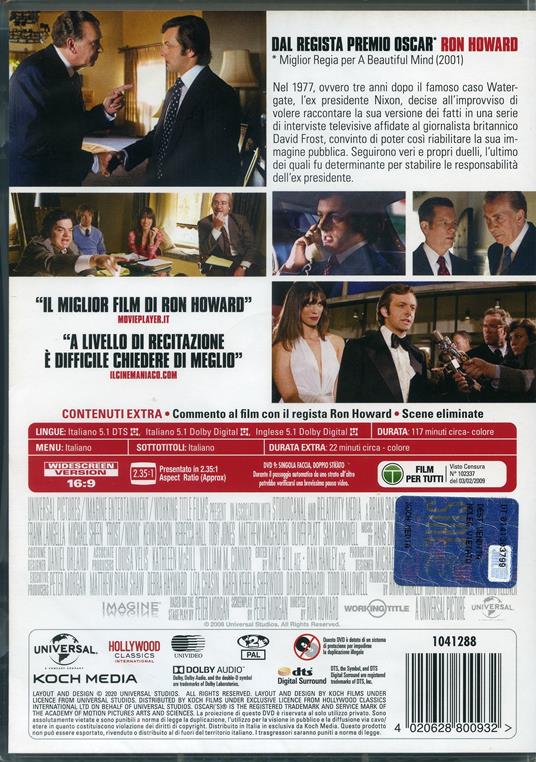 Frost Nixon. Il duello (DVD) di Ron Howard - DVD - 2