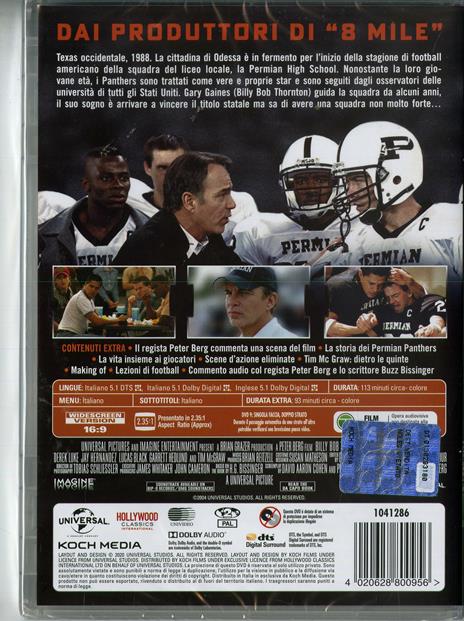 Friday Night Lights (DVD) di Peter Berg - DVD - 2