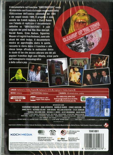 Cleanin' Up the Town. Remembering the Ghostbusters (DVD) di Anthony Bueno - DVD - 2