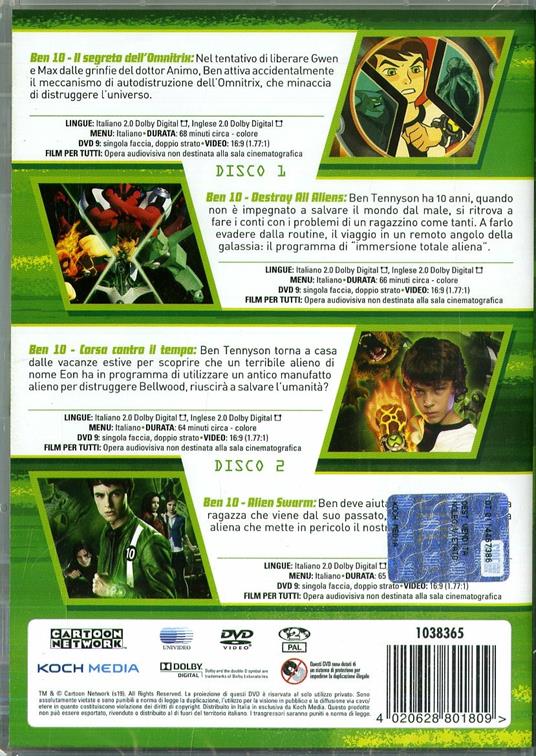 Ben 10 Film Collection (DVD) di Alex Winter - DVD - 2