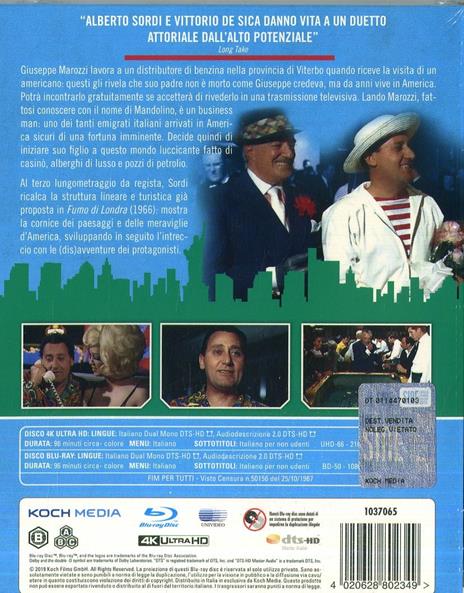 italiano in America (Blu-ray + Blu-ray Ultra HD 4K) di Alberto Sordi - Blu-ray + Blu-ray Ultra HD 4K - 2